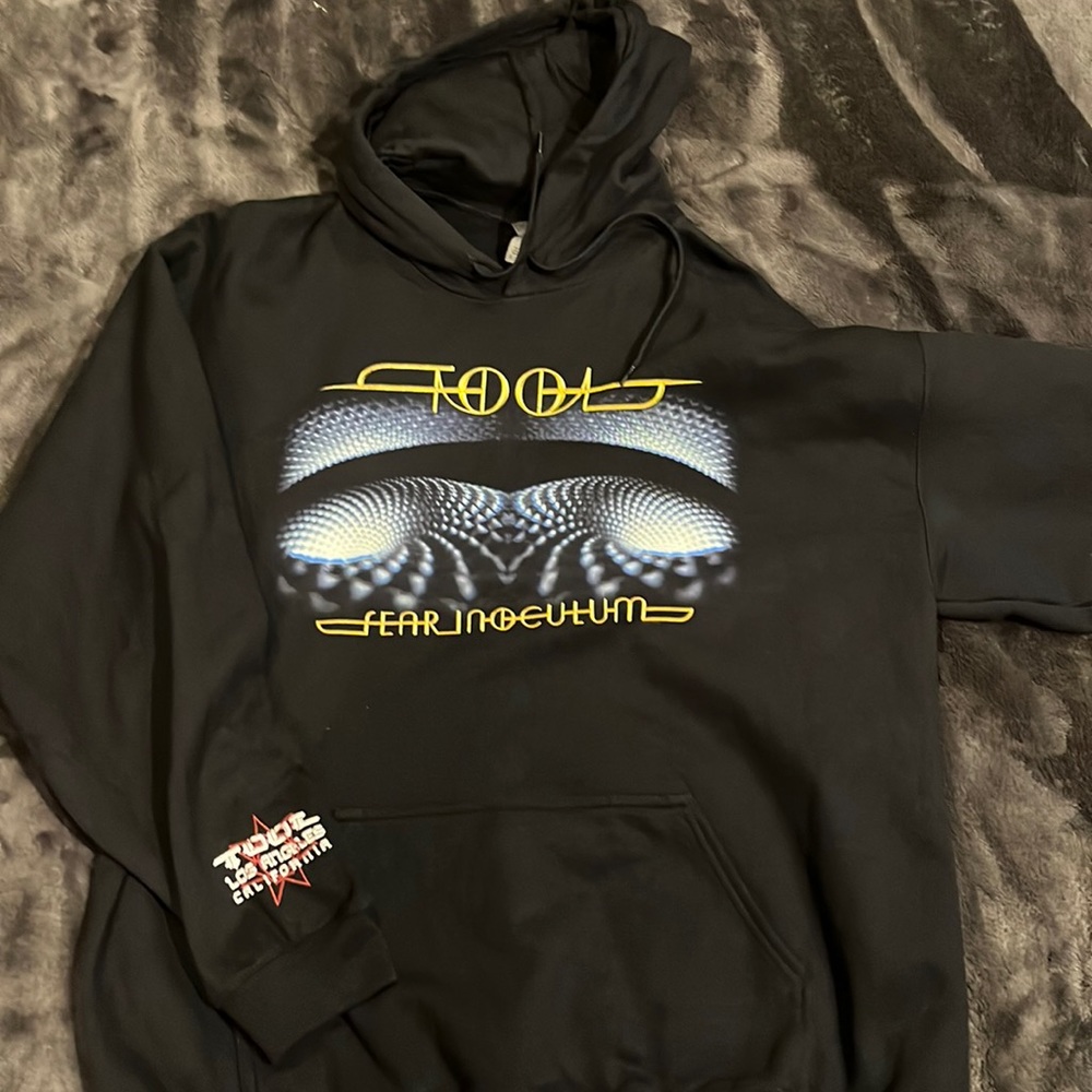 Official Merchandise Mens Xl Black TOOL Hoodie